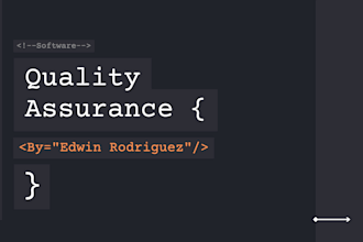 software QA engineer, web, mobile and API testing