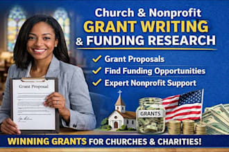 write grant, community grant writer for churches, schools, and small businesses