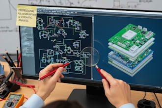 provide a professional pcb design review and schematic analysis