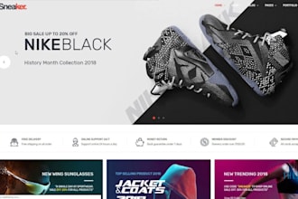 build sneakers shopify store footwear sneaker store shoe website shoe store