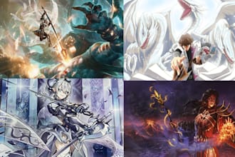 design custom playmat artwork for any trading card game
