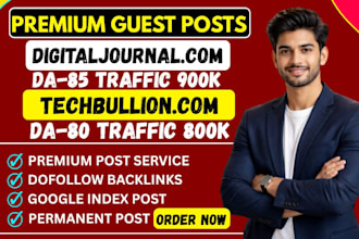write and publish articles on premium sites with a premium guest post service