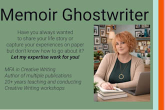 ghostwrite your memoir or autobiography