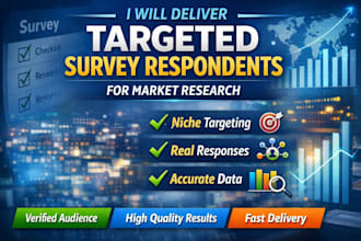 deliver targeted survey respondents for market research data