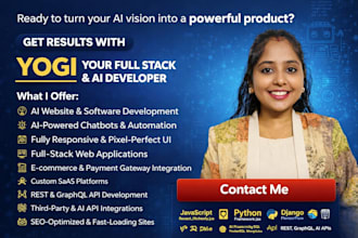 full stack website development, ai website, ai chatbot, ai software de