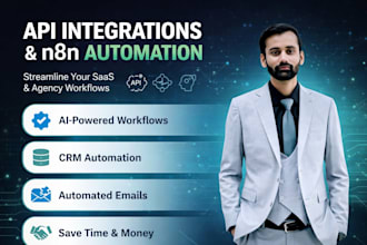 build n8n workflow automations ai agents and API integrations for saas agency