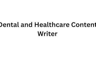 write dental and healthcare content