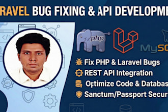 fix laravel bugs, PHP errors, and database issues quickly
