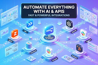 build ai automation with n8n, zapier and API workflows