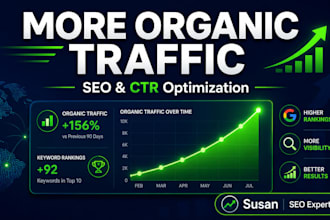 increase your organic traffic, improve google CTR and boost SEO keyword ranking