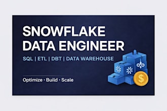 design and optimize snowflake data warehouse and sql queries