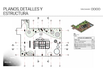 planos arquitectónicos detallados en autodesk revit