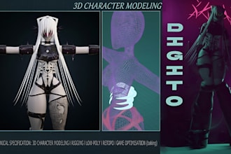 model and rig a character in blender