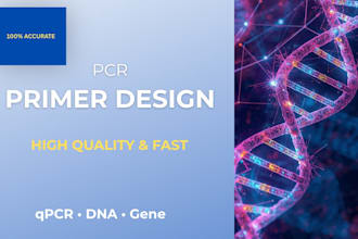 design pcr and qpcr primers for your dna sequence or gene