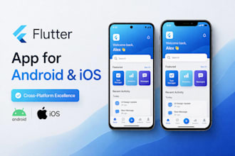 build a custom flutter app for android and ios