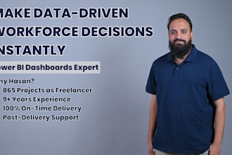 build a excel and power bi dashboard for human resources