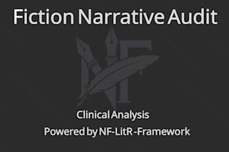give fiction manuscript critique and score report using proprietary logic engine
