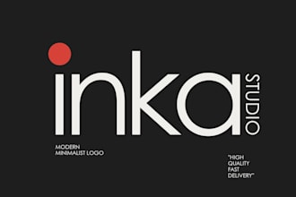 design a modern minimalist business logo for your company