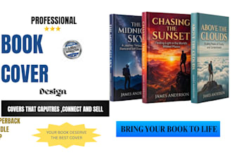 design print book cover, kindle ebook cover, amazon kdp spine book cover design