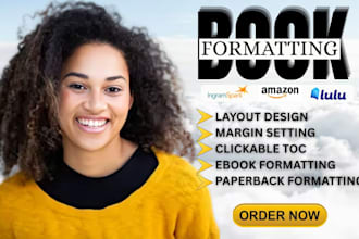 book formatting paperback formatting kindle formatting layout design for amazon