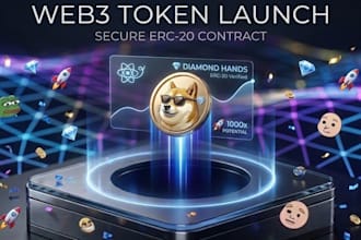 get a custom web3 token launched and integrated