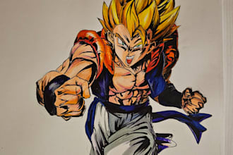draw your favourite dragon ball character or scene