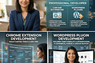 develop chrome extension and wordpress plugin
