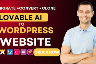 clone convert, migrate durable, lovable ai to wordpress website, lovable to wix