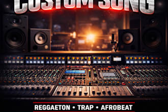 create a custom reggaeton or trap song with vocal demo