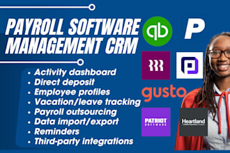 setup payroll crm paycom rippling gusto patriot payroll primepay paychex flex