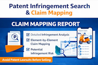 do patent risk analysis and product search