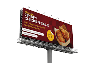 design billboard, signage, yard sign, signage, signboard, or banner ads,