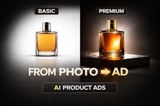 create luxury ai product mockups and ads from your photo