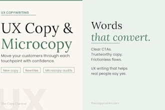 write UX copy and microcopy for clarity and conversions