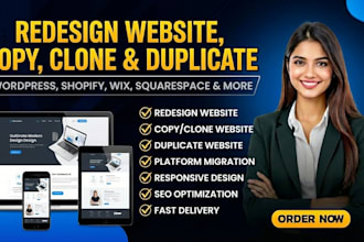 design redesign duplicate copy clone wix figma html website using elementor pro