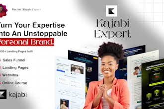design kajabi website, kajabi sales funnel, kajabi online course, kajabi expert
