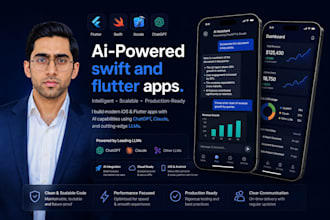 an ai powered ios or flutter app with chatgpt or claude