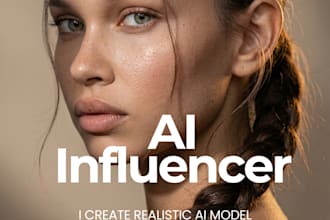 create a hyper realistic ai influencer for your brand