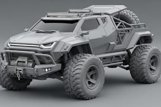 3d car modeling truck vehicle design car rendering rc car gta v game 3d printing