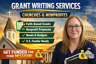 write winning faith based church and nonprofit grant proposals for funding