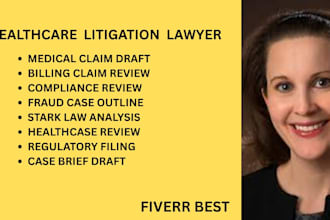 write healthcare complaint for false claims act, stark law, and billing disputes