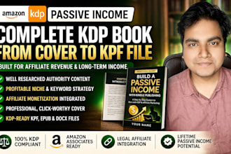 build your KDP passive income book with affiliate monetization strategy