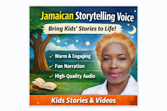 record storytelling voice for kids stories and videos