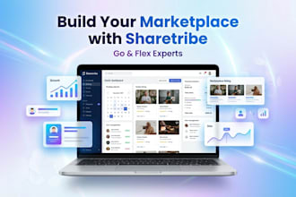 develop sharetribe marketplace multivendor website using sharetribe go, flex