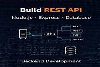 build a rest API using nodejs and express