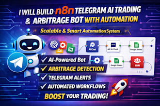 build n8n crypto arbitrage bot with automation, ai and exchange integration