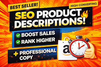 write SEO product descriptions for your online store