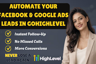 connect gohighlevel with facebook google ads lead capture, follow up system