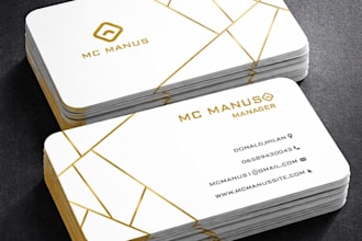 design modern luxury business card and professional visiting card