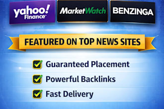 provide you guaranteed placements mainstream news sites
